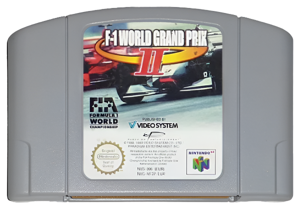 F-1 World Grand Prix II Nintendo 64 N64 Game Cartridge PAL