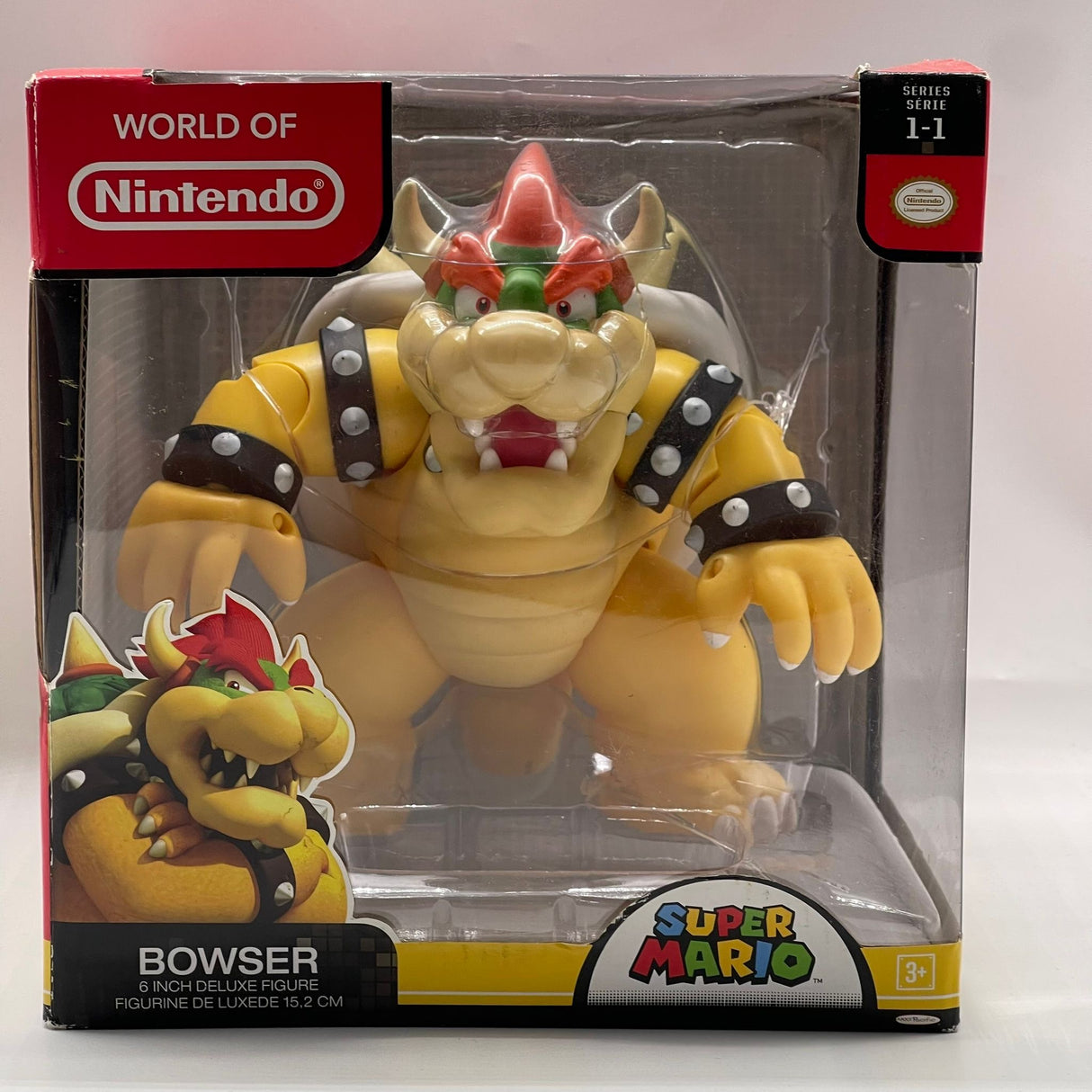 World Of Nintendo 6 Inch Deluxe Bowser Series 1-1 Super Mario Figure Boxed