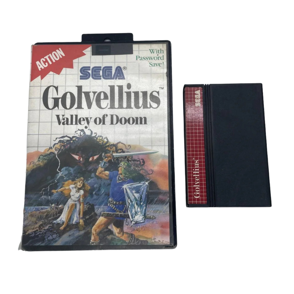 Golvellius Valley of Doom Sega Master System Game PAL