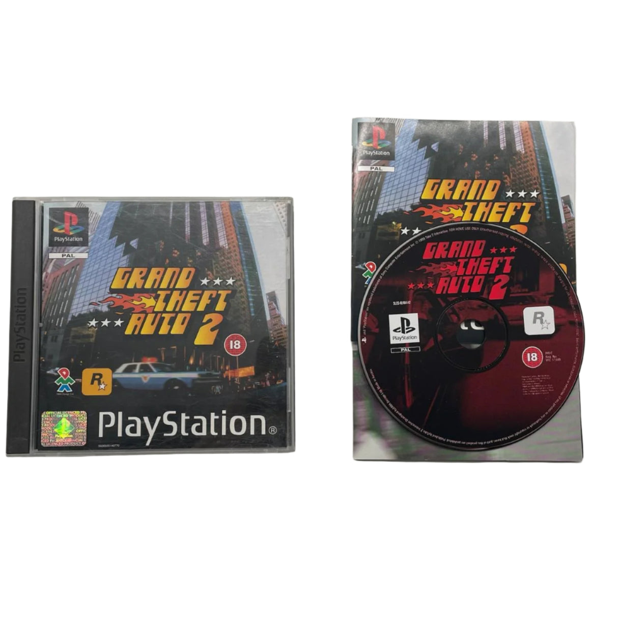 Grand Theft Auto 2 PS1 Playstation 1 Game + Manual PAL