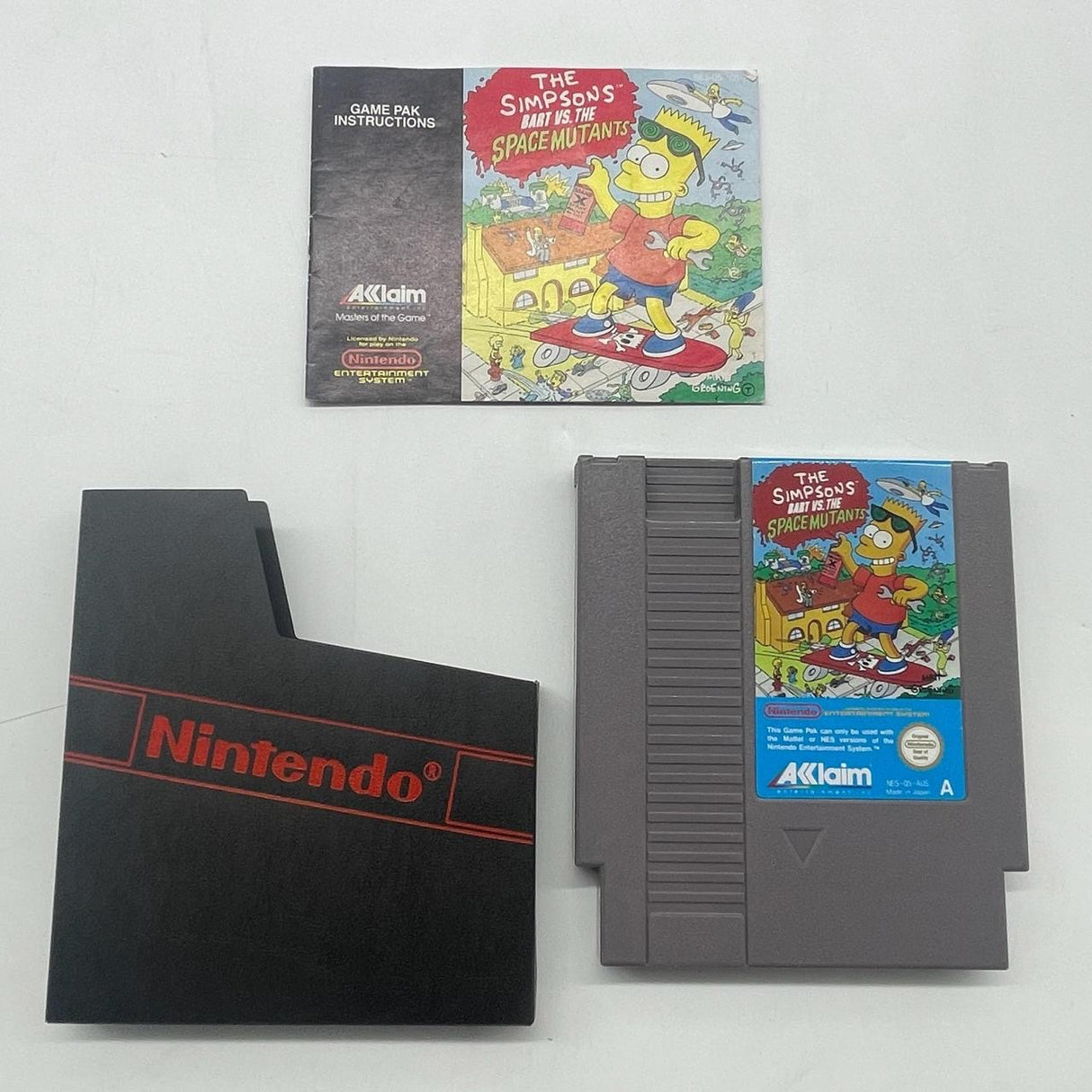 Nintendo The Simpsons Bart Vs. The Space Mutants Nintendo Entertainment System NES Game Boxed Complete PAL