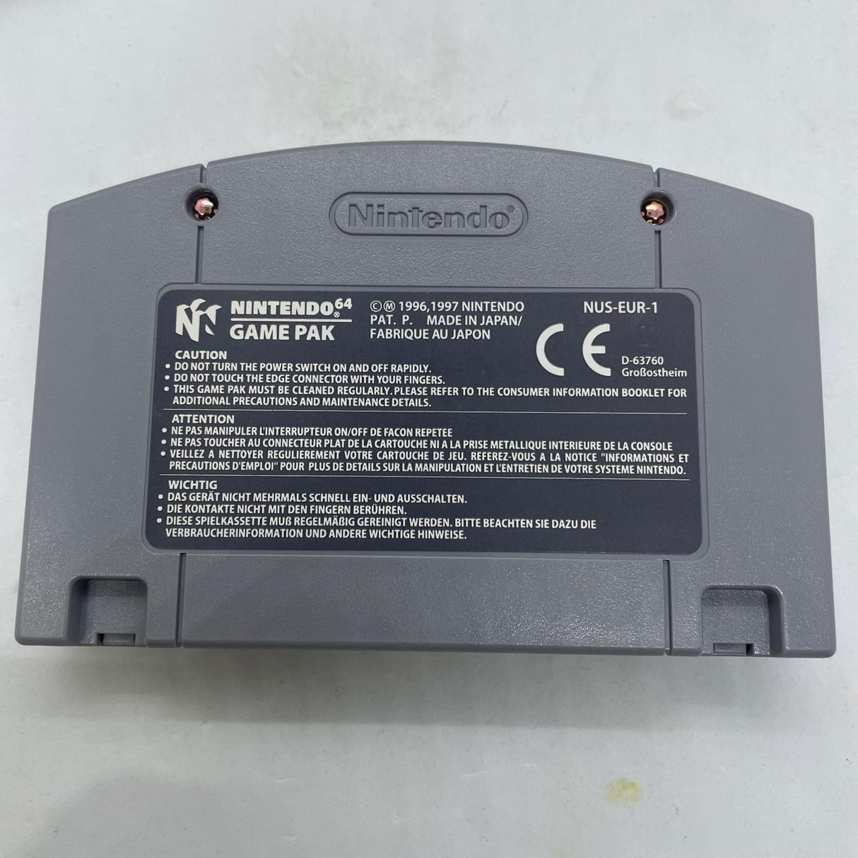 F-1 World Grand Prix Nintendo 64 N64 Game Boxed Complete PAL