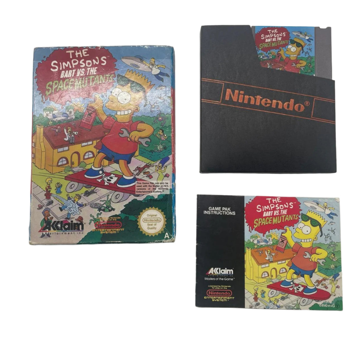 Nintendo The Simpsons Bart Vs. The Space Mutants Nintendo Entertainment System NES Game Boxed Complete PAL