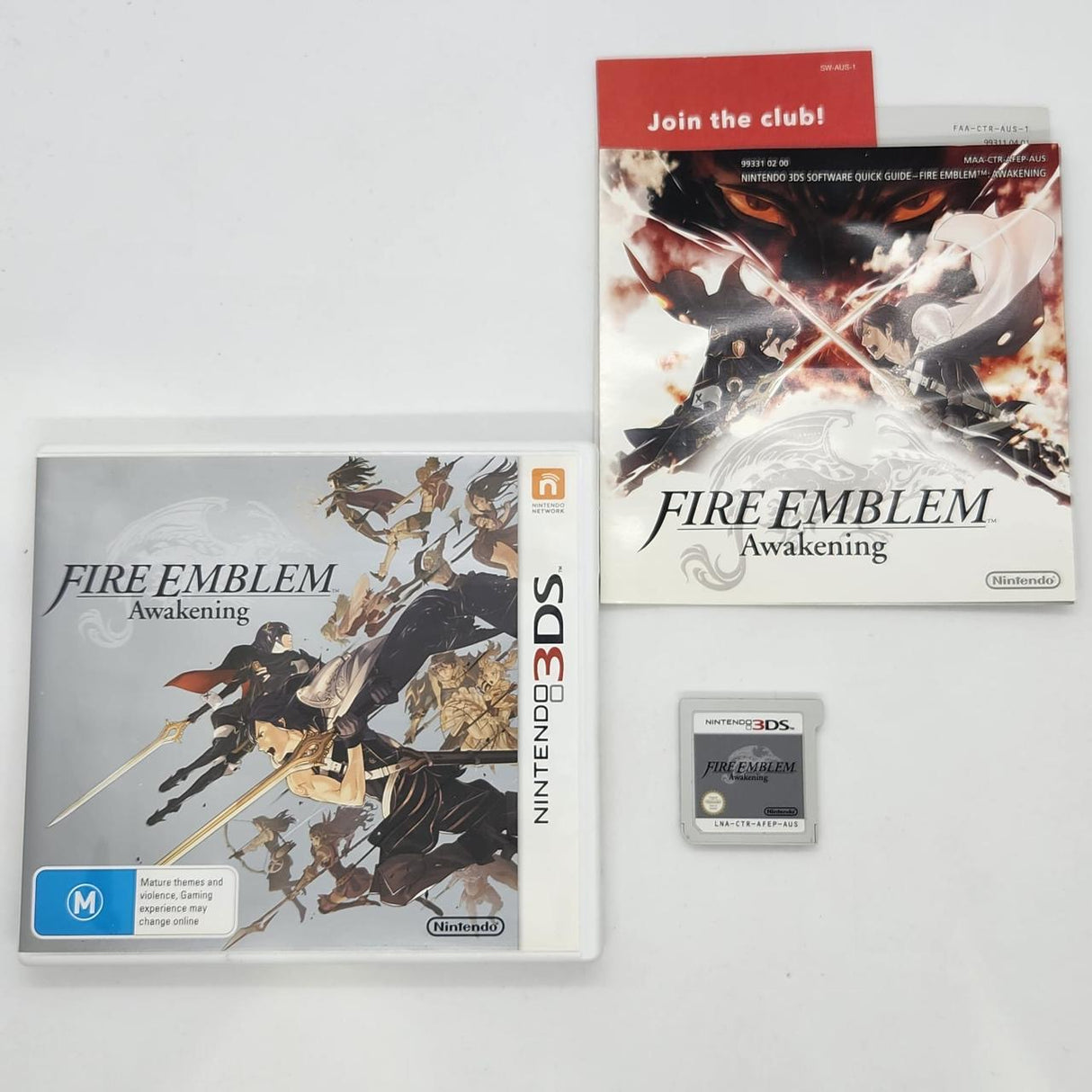 Fire Emblem Awakening Nintendo 3DS Game + Manual PAL