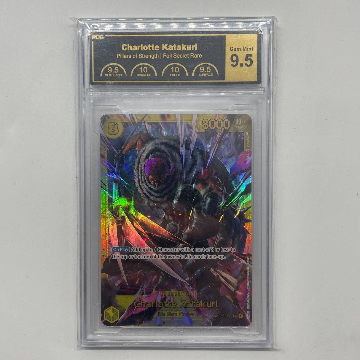 Charlotte Katakuri PCG 9.5 Graded One Piece Card Game