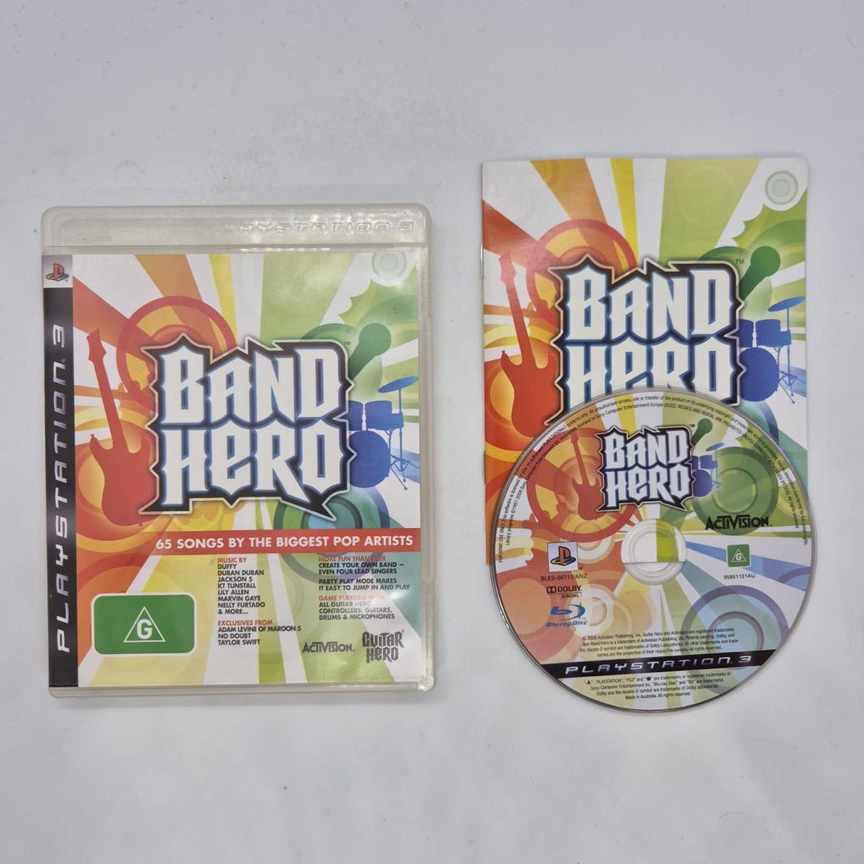 Band Hero PS3 Playstation 3 Game + Manual PAL