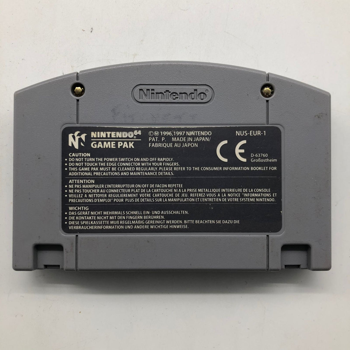 South Park Nintendo 64 N64 Game Cartridge PAL