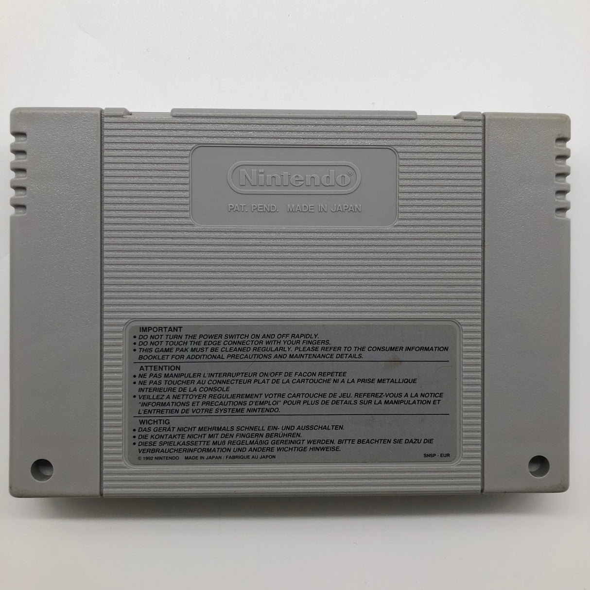 Wild Guns Super Nintendo SNES Game Cartridge PAL