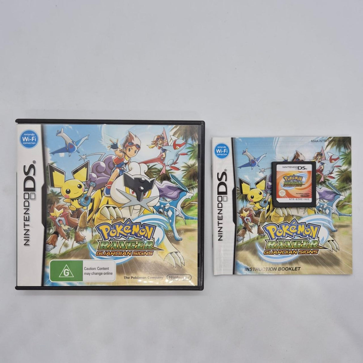 Pokemon Ranger Guardian Signs Nintendo DS Game + Manual
