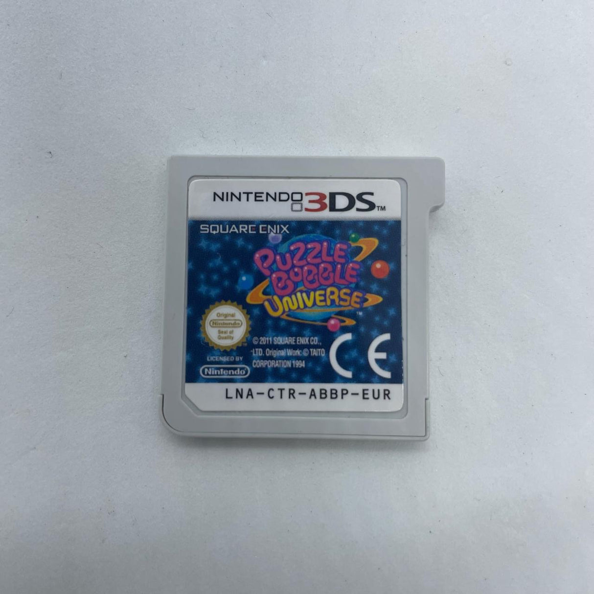 Puzzle Bobble Universe Nintendo 3DS Game Cartridge