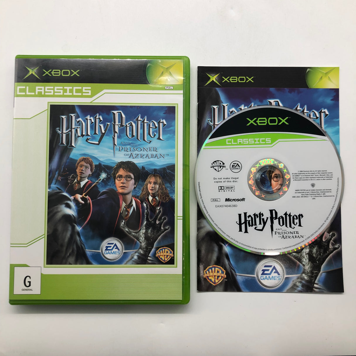 Harry Potter And The Prisoner Of Azkaban Xbox Original Game + Manual PAL