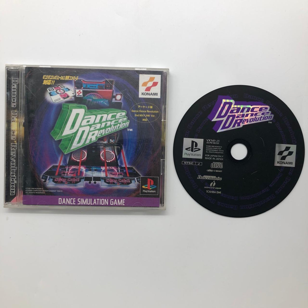 Dance Dance Revolution PS1 Playstation 1 Game NTSC-J