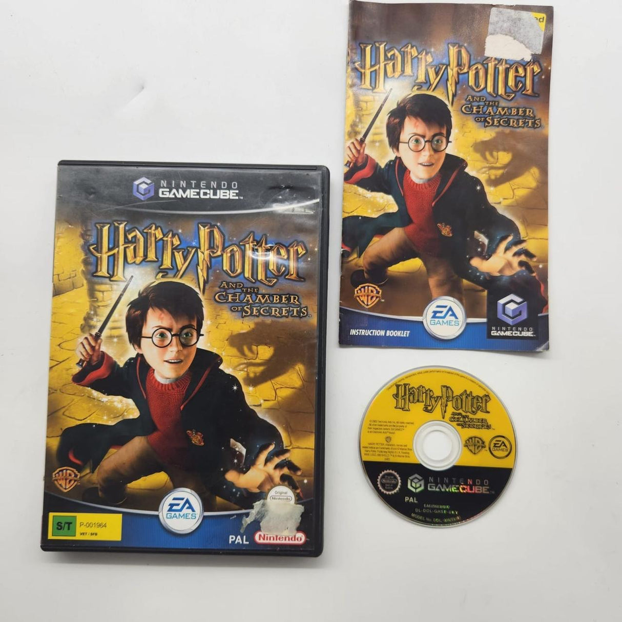 Harry Potter and the Chamber of Secret Nintendo Gamecube Game + Manual PAL