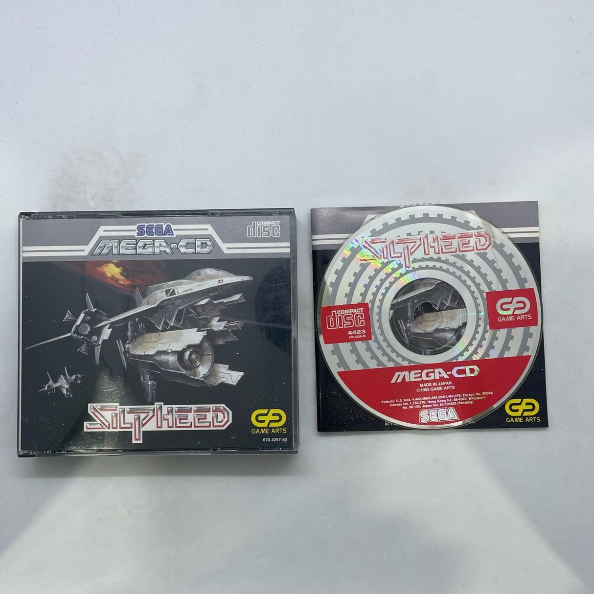 Silpheed Sega Mega CD Game + Manual