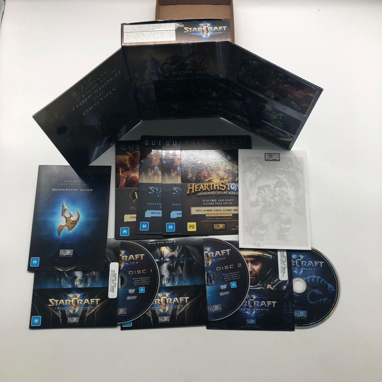 Starcraft II 2 Legacy Of The Void Blu-ray DVD