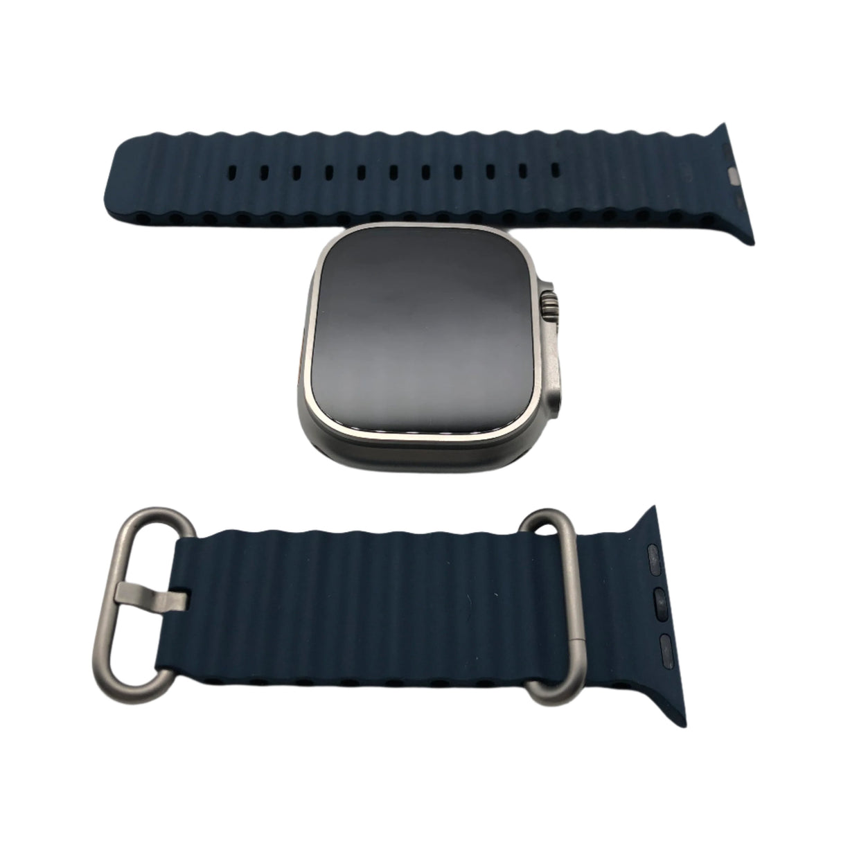 Apple Watch Ultra 49mm Titanium Case with Midnight Ocean Band And Charger 25AU4