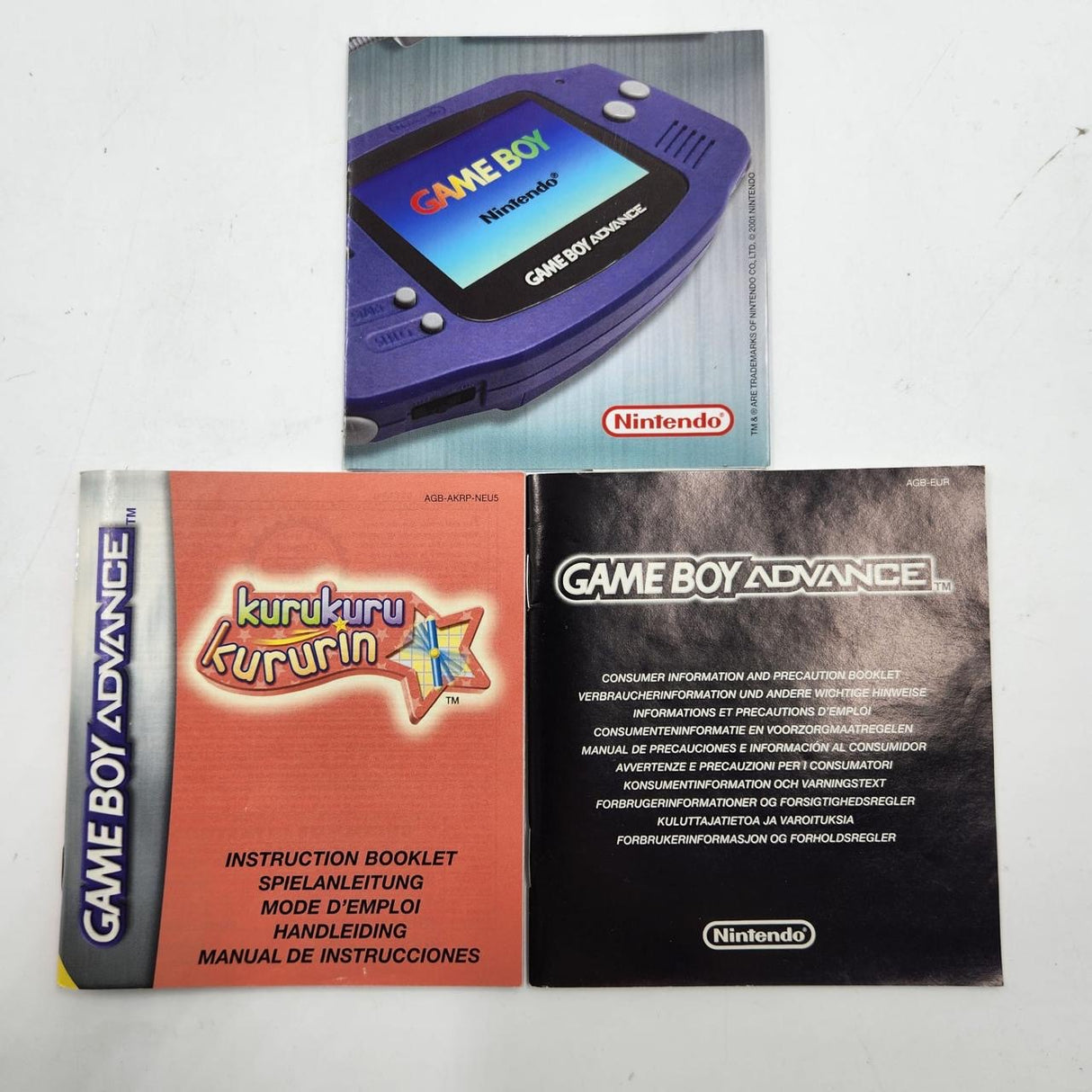 Kuru kuru Kururin Nintendo Gameboy Advance GBA Game Boxed Complete