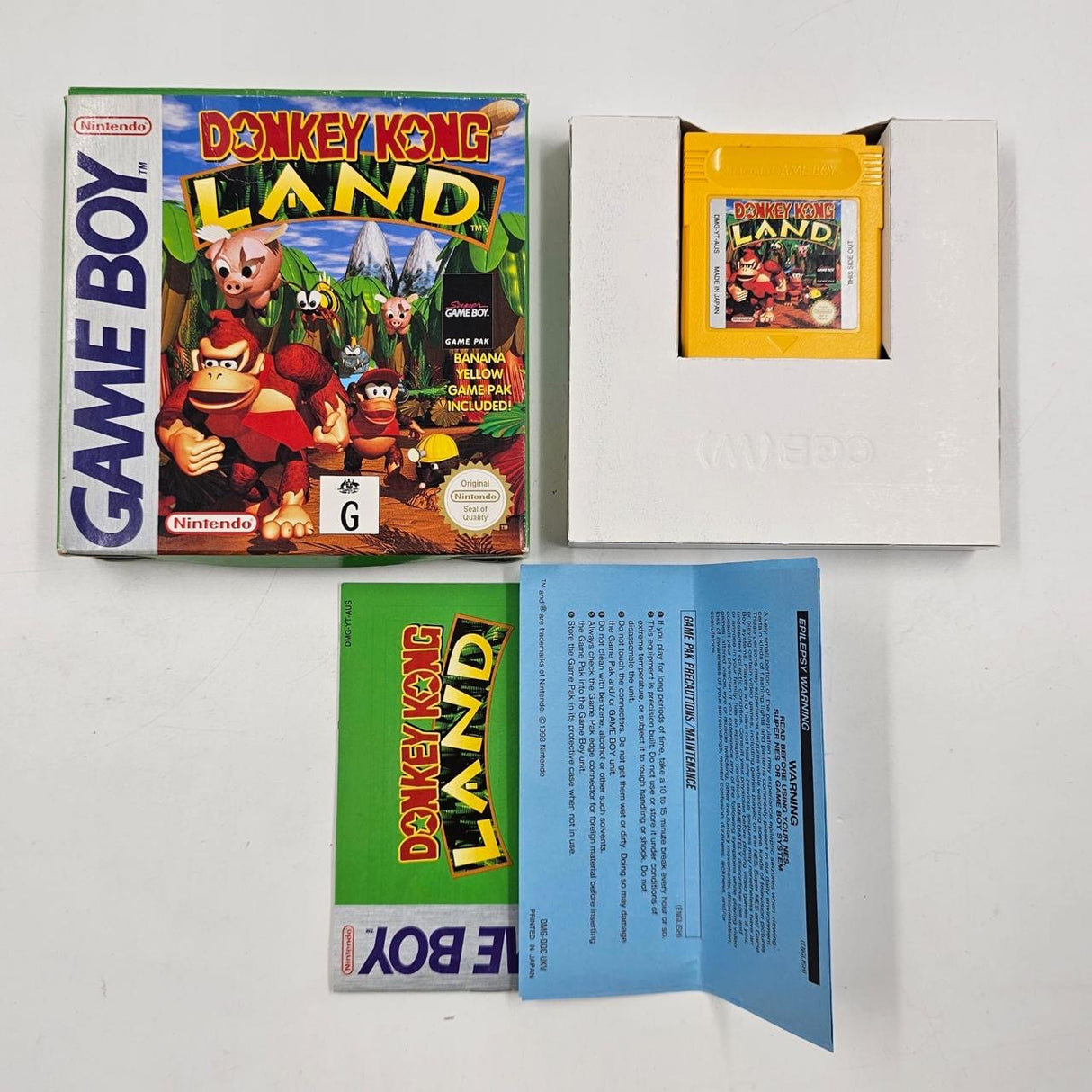 Donkey Kong Land Nintendo Gameboy Original Game Boxed Complete