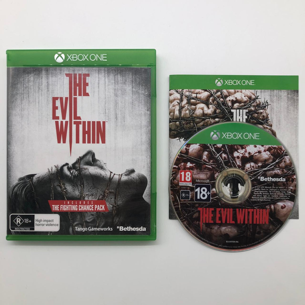 The Evil Within Xbox One Game + Manual