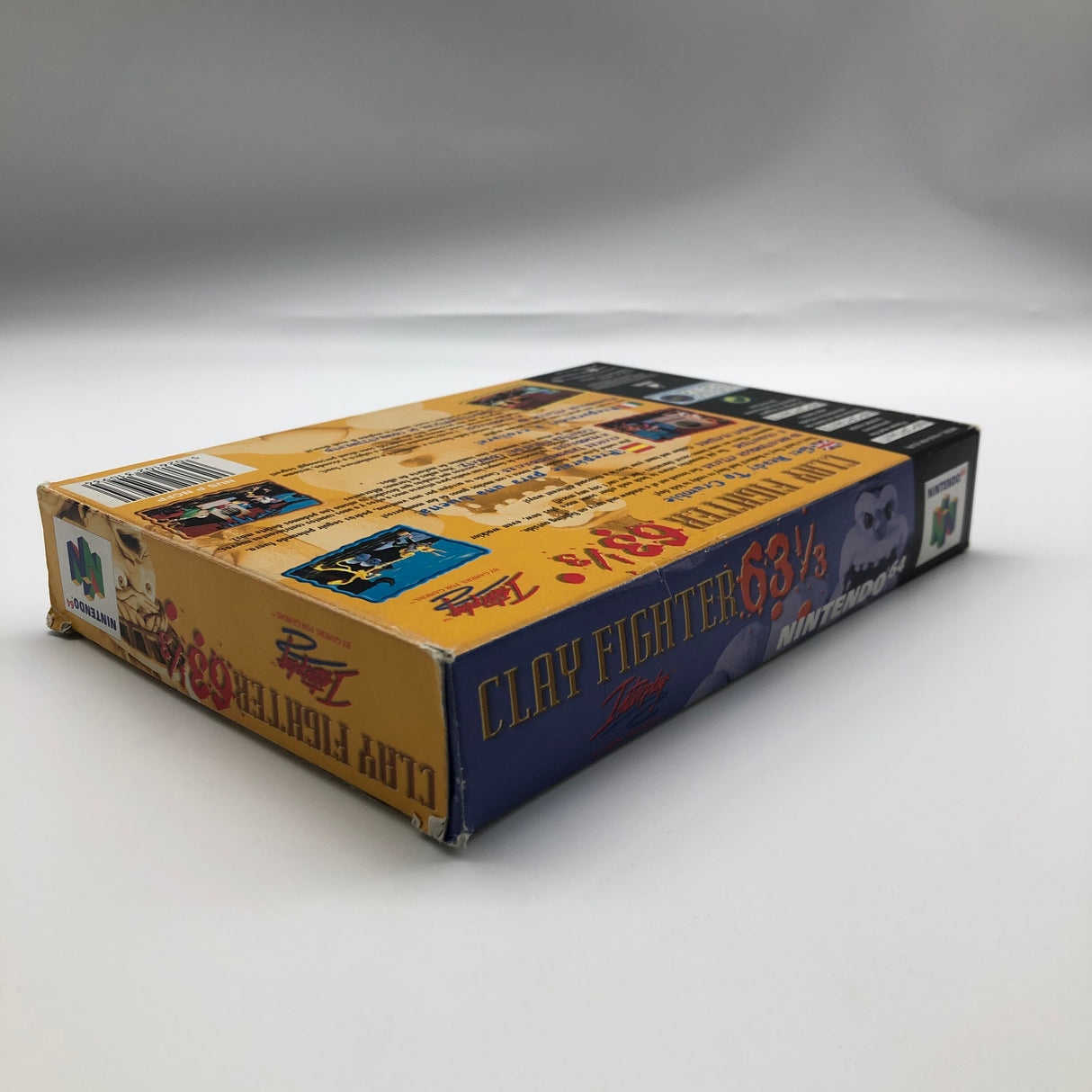 Clay Fighter 63 ⅓ Nintendo 64 N64 Game Boxed Complete PAL