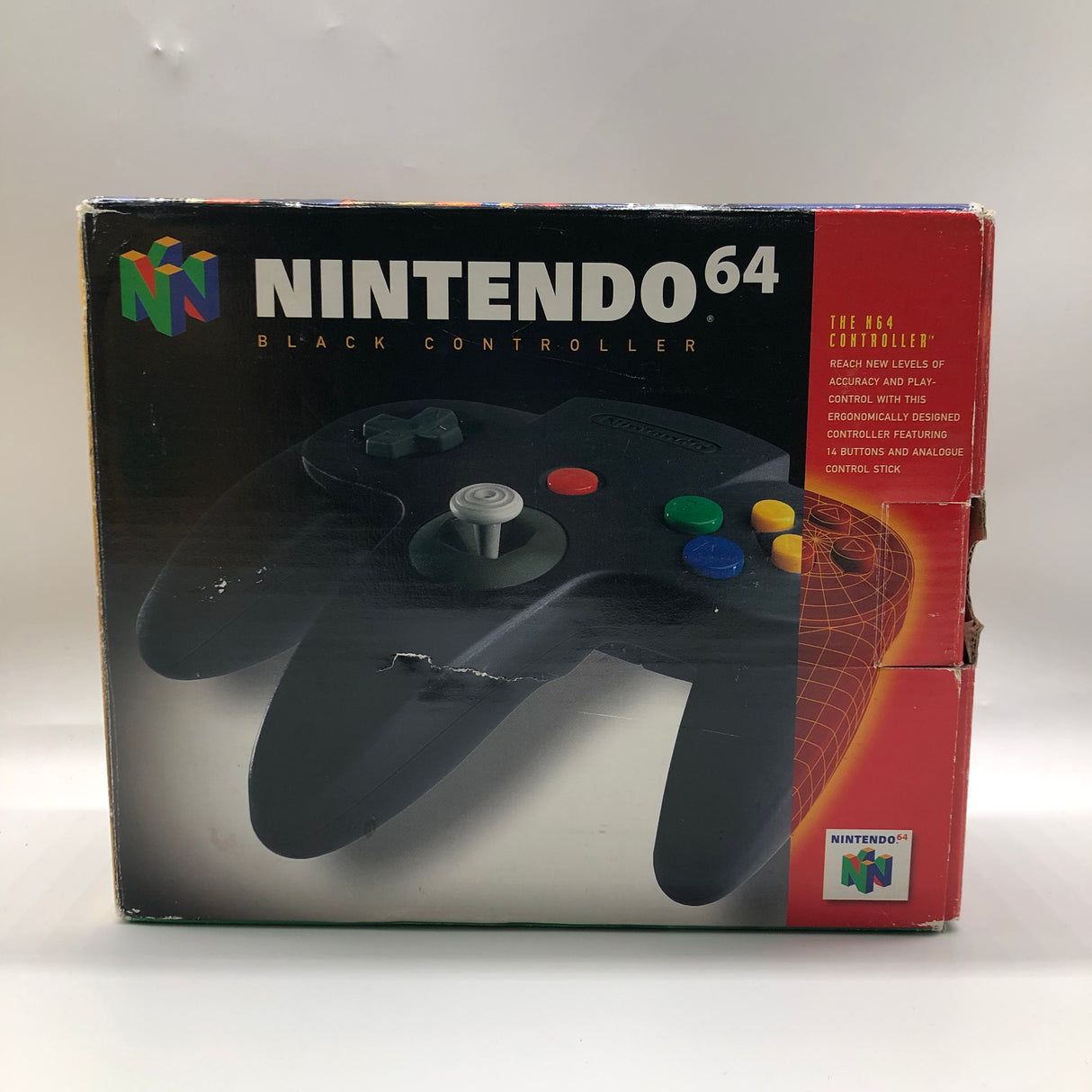 Nintendo 64 N64 Black Controller Boxed PAL