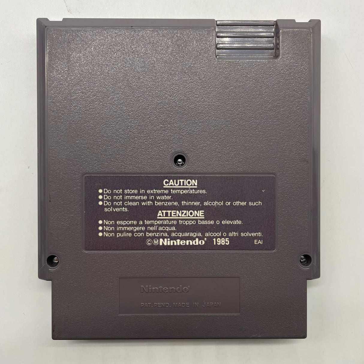 Kung Fu Nintendo Entertainment System NES Game PAL