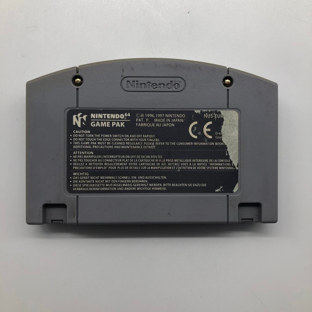 Command & Conquer Nintendo 64 N64 Game Cartridge PAL