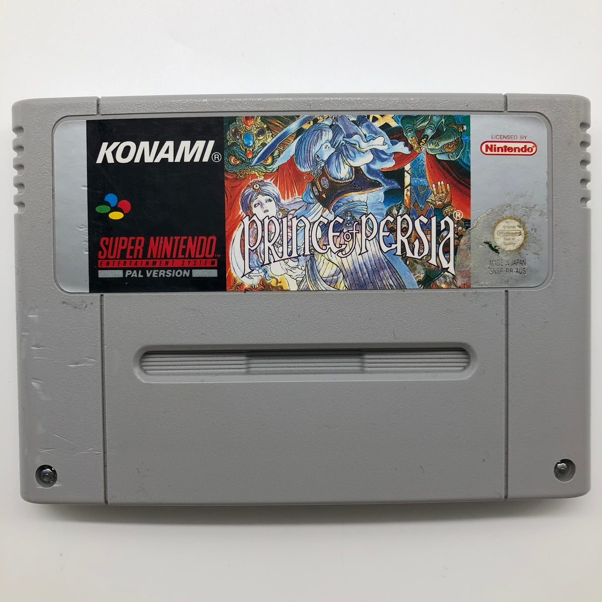 Prince of Persia Super Nintendo SNES Game Cartridge PAL