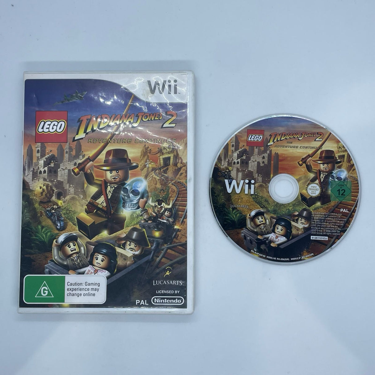 Indiana Jones 2 II Nintendo Wii Game PAL