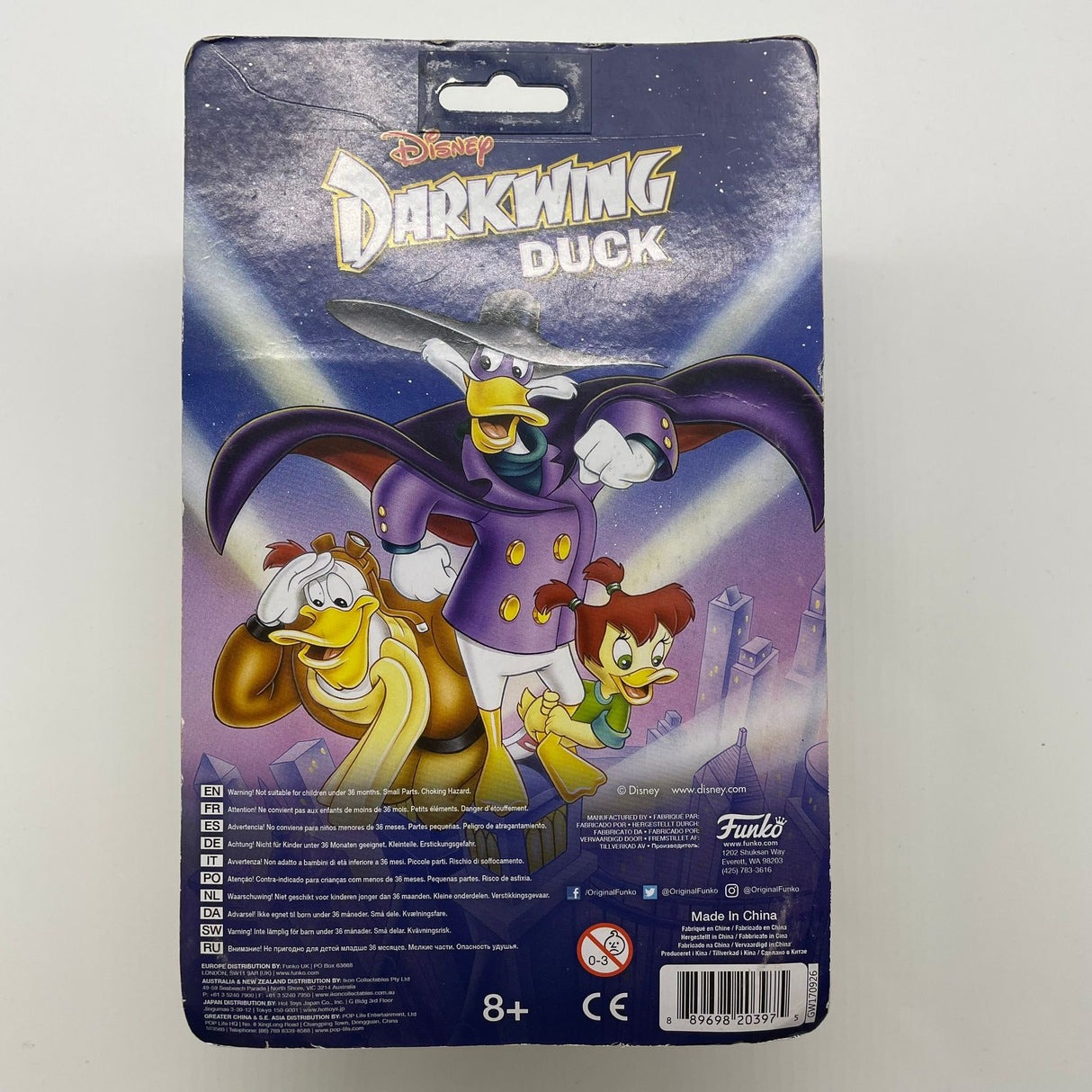Funko Pop Disney Darkwing Duck Limited Chase Edition Amiibo