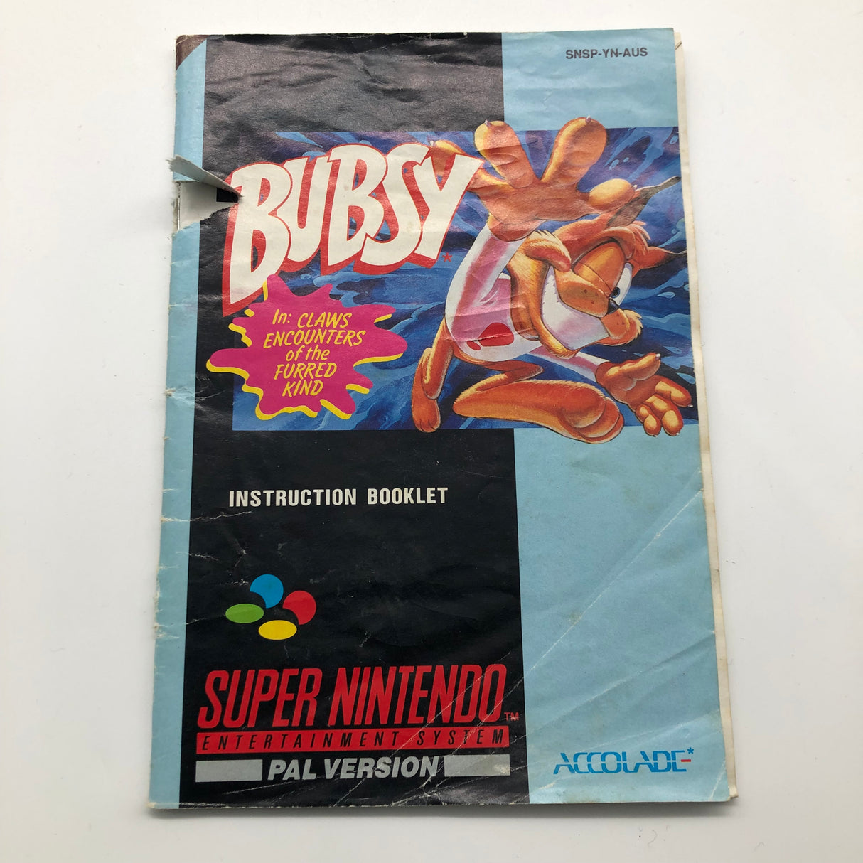 Bubsy Super Nintendo SNES Game Boxed Complete PAL