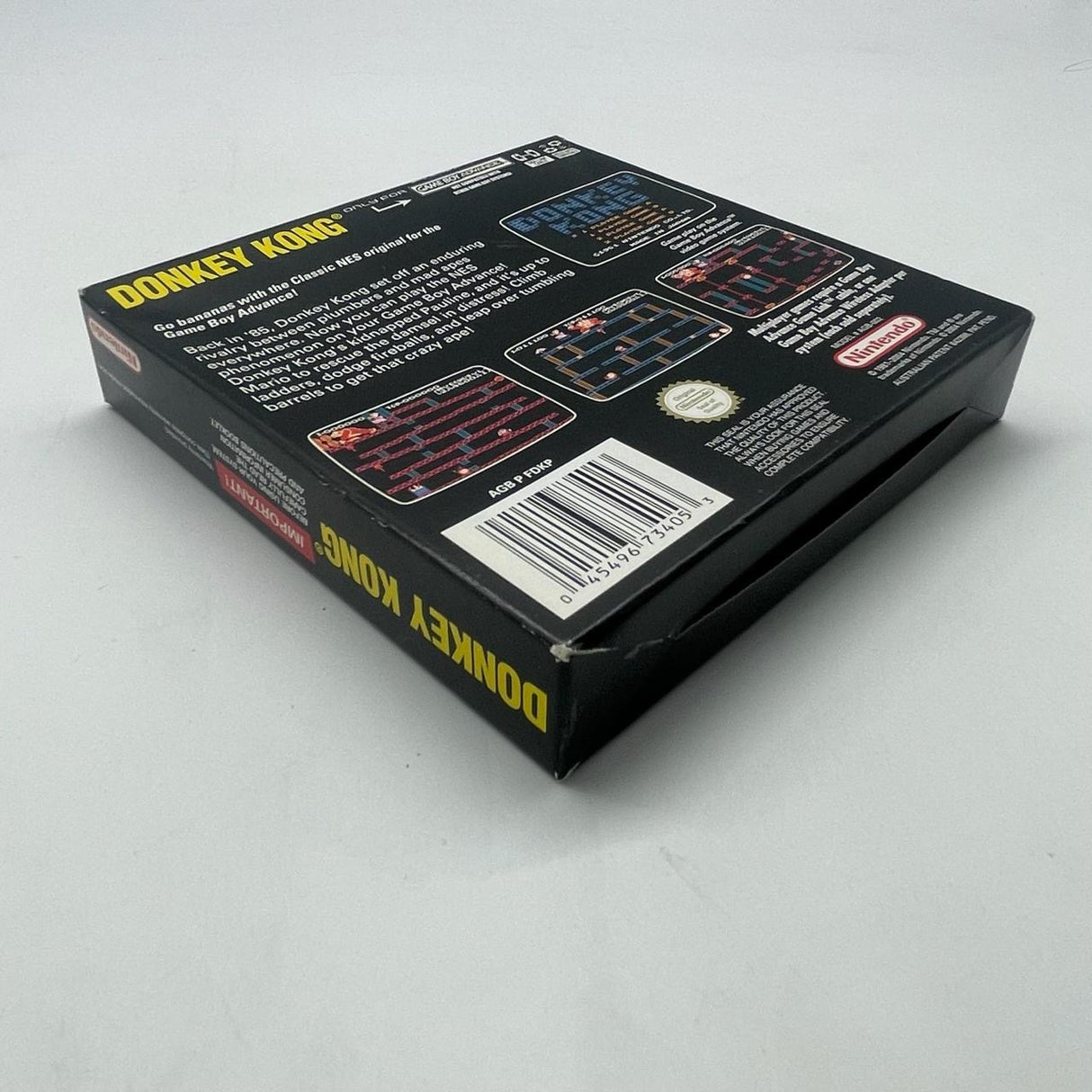 Donkey Kong Nintendo Gameboy Advance GBA Game Boxed Complete PAL