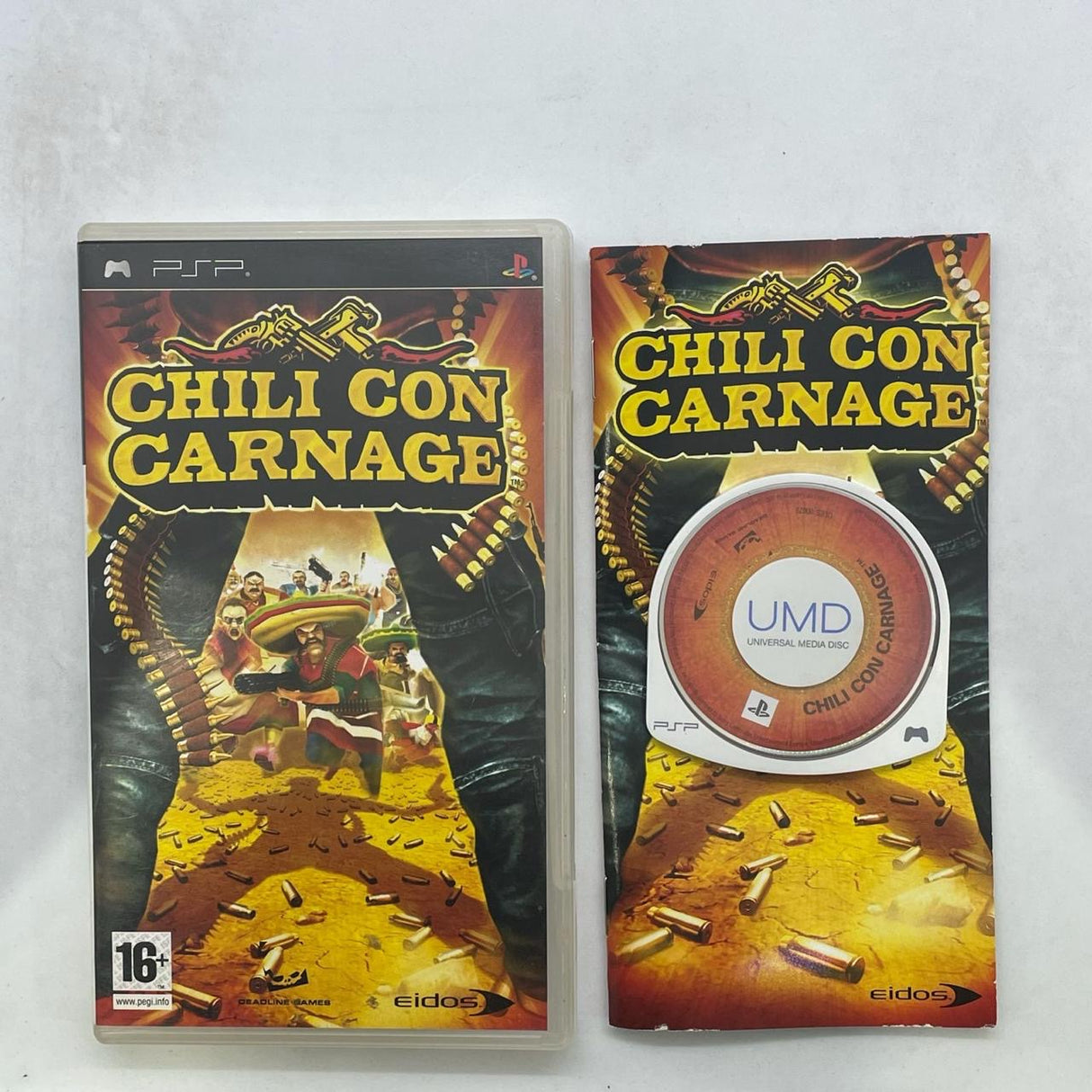 Chili Con Carnage PSP Playstation Portable Game + Manual