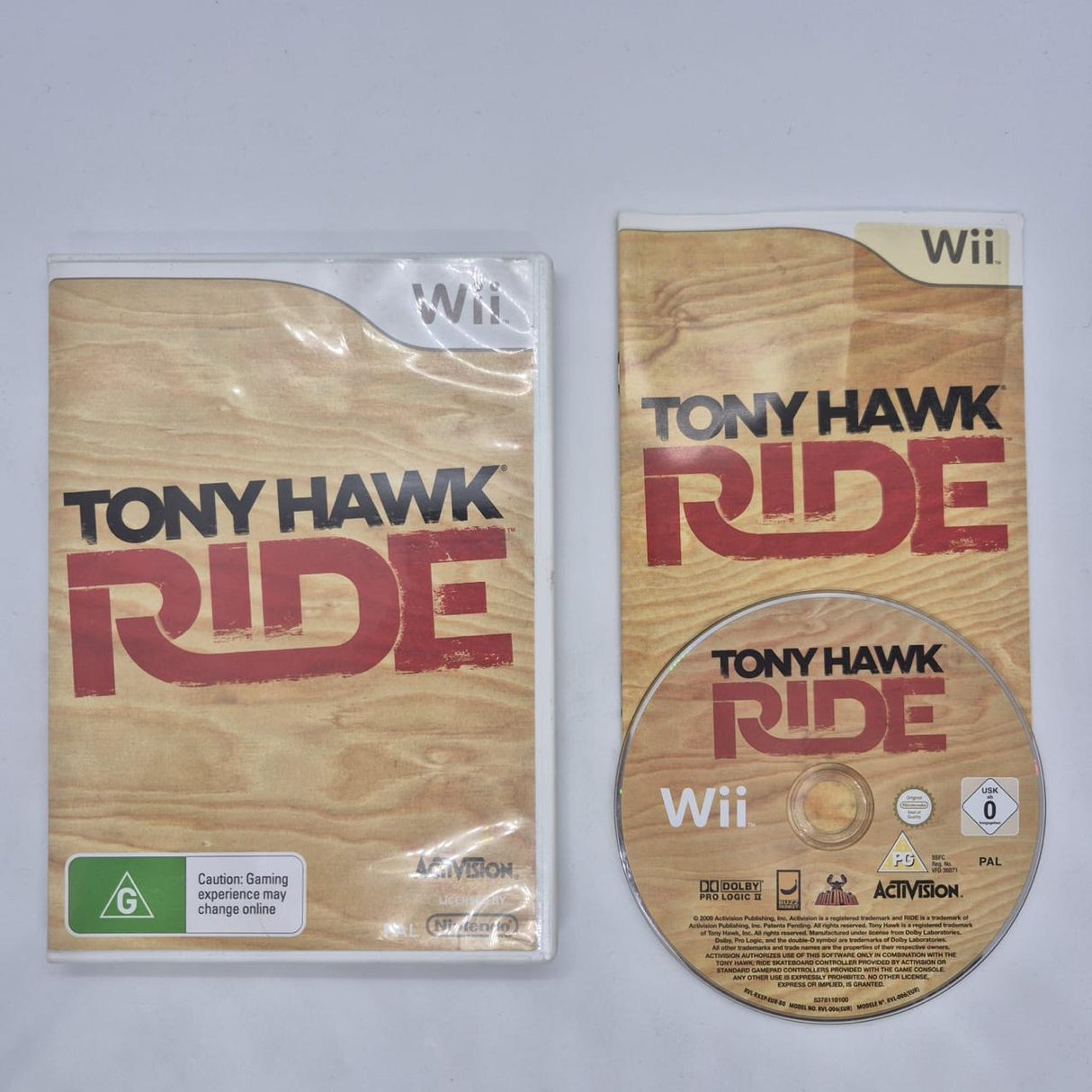 Tony Hawk Ride Nintendo Wii + Manual PAL