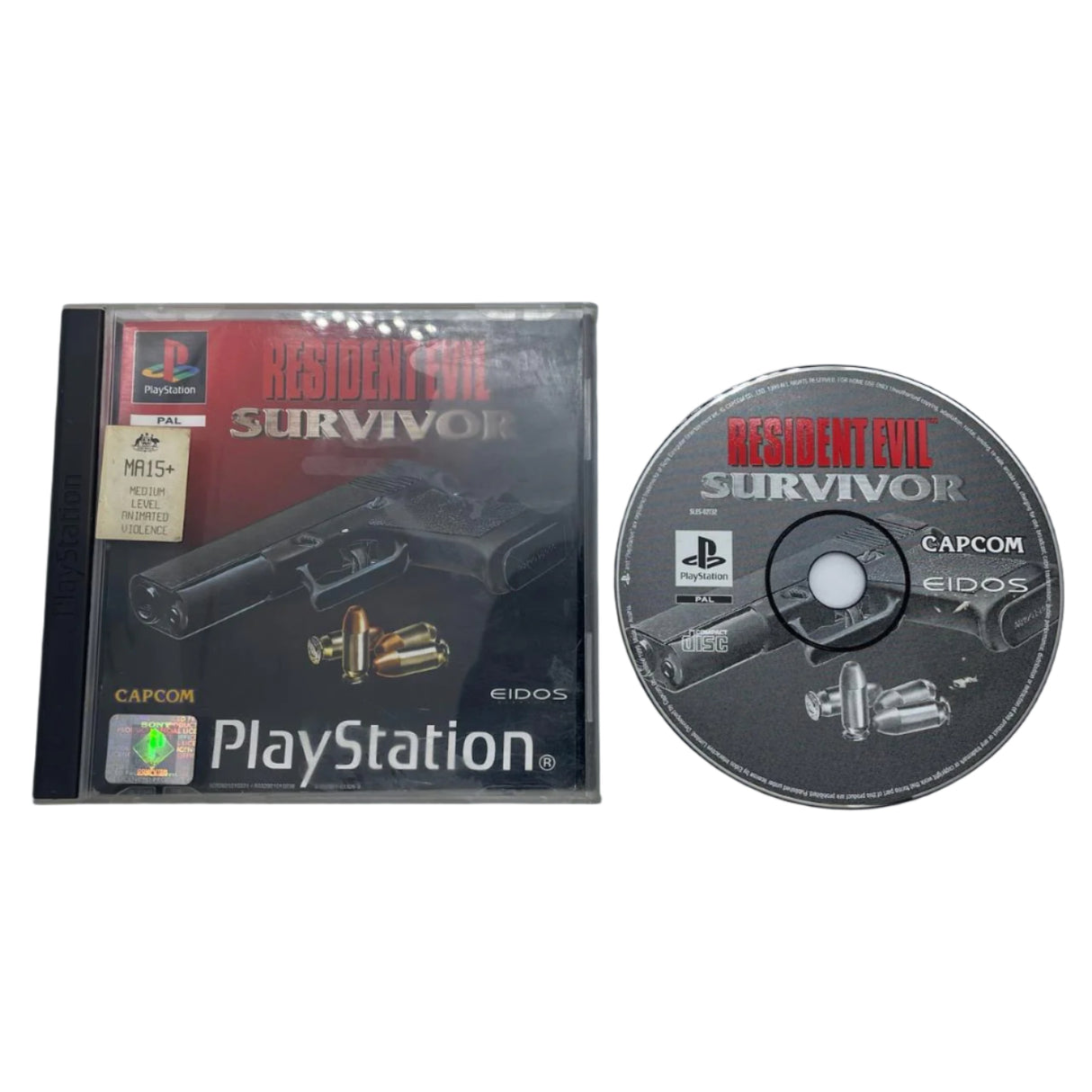 Resident Evil Survivor PS1 Playstation 1 Game PAL