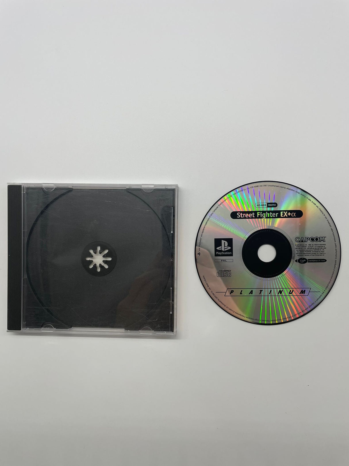 Street Fighter EX + A PS1 Playstation 1 Game PAL