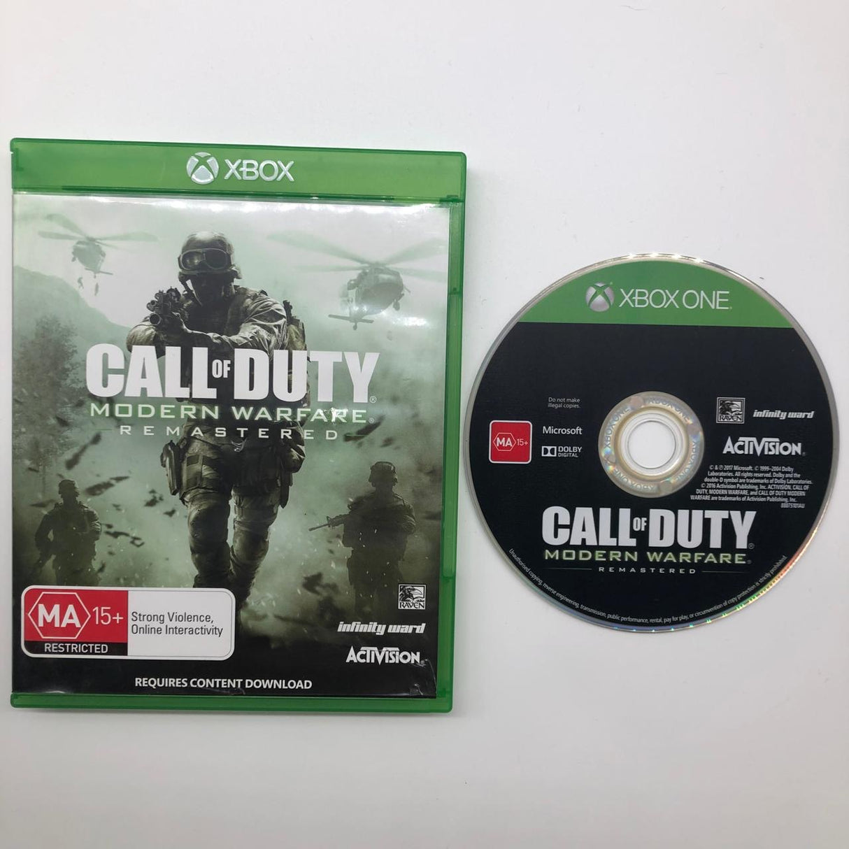 Call Of Duty Modern Warfare Remastered Xbox One Game PAL