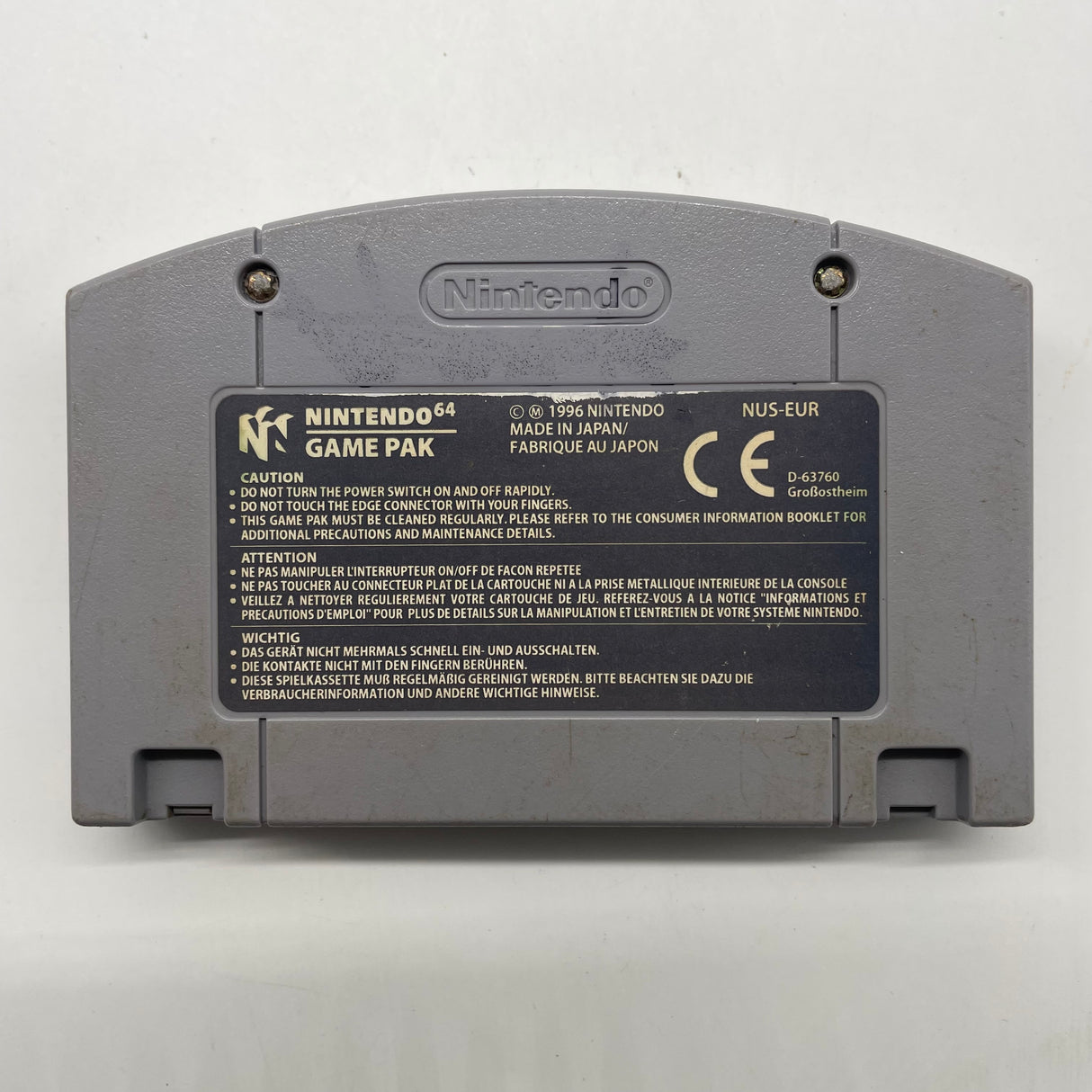 Star Wars Shadows Of The Empire Nintendo 64 N64 Game Cartridge PAL