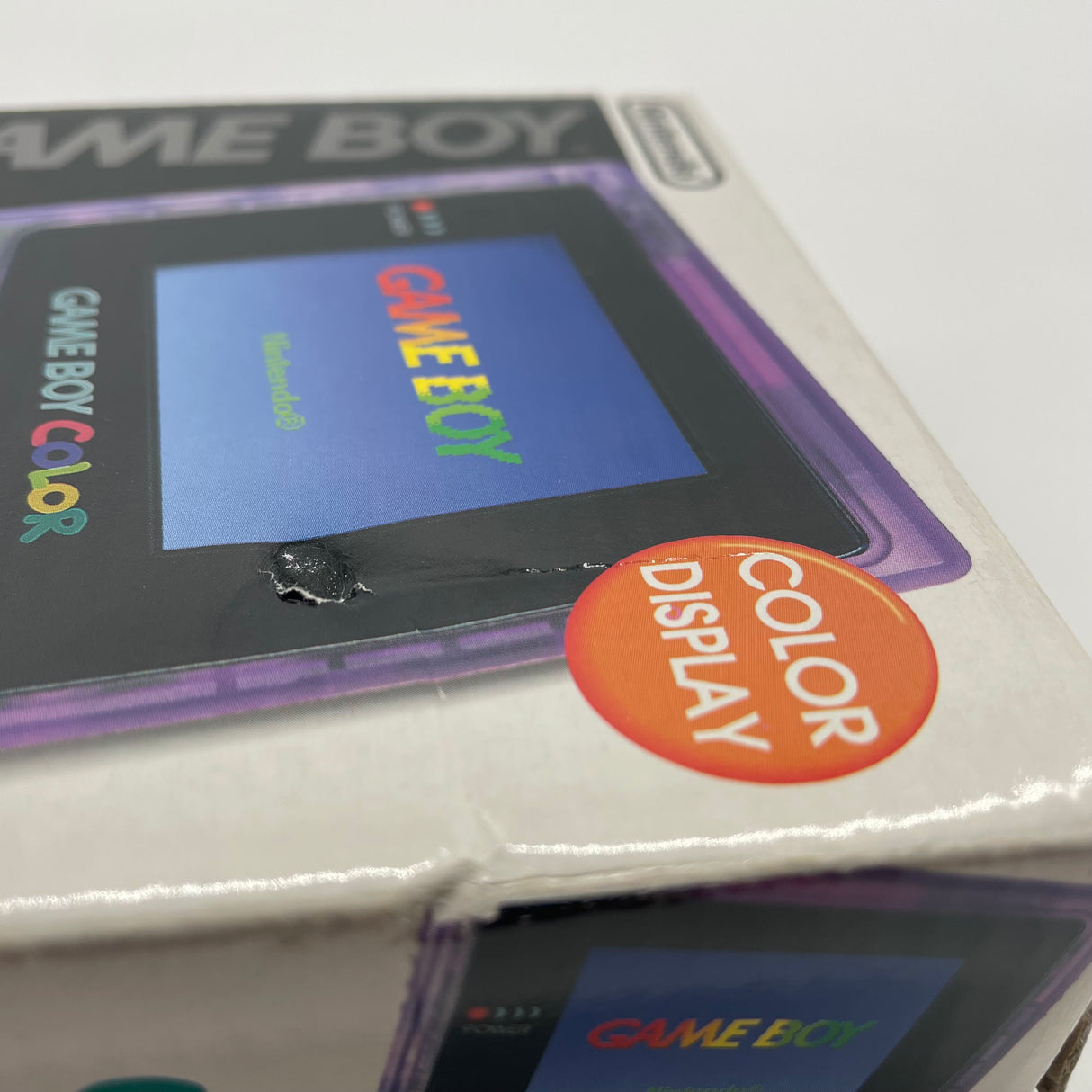 Game Boy Color Atomic Clear Purple Console Boxed Complete with Manual