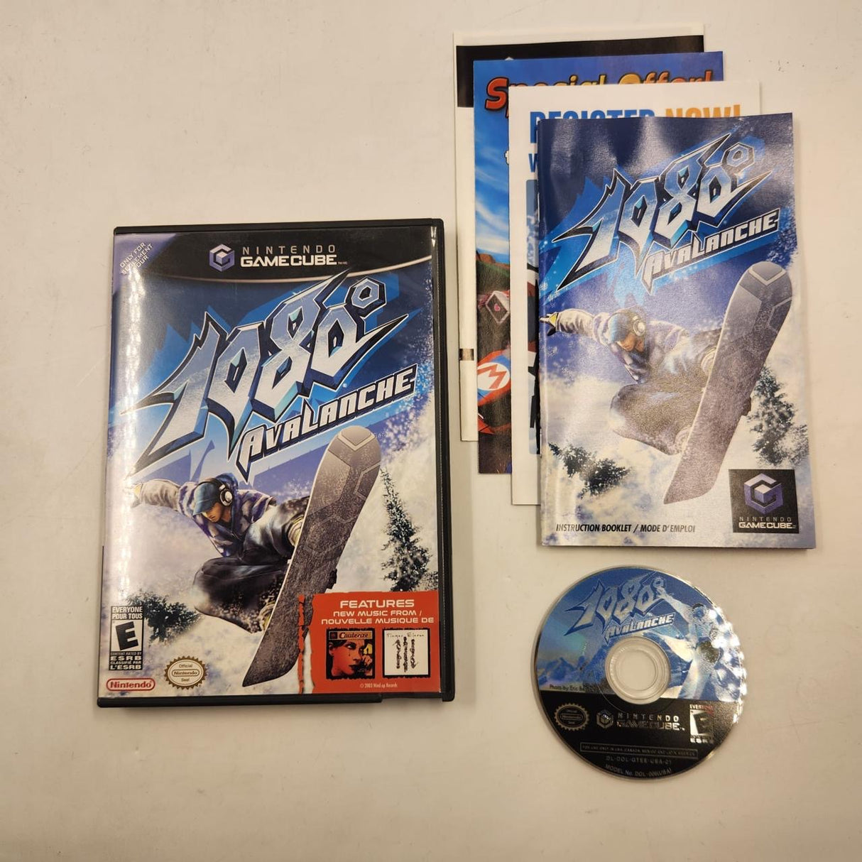 1080° Avalanche Nintendo Gamecube Game + Manual PAL