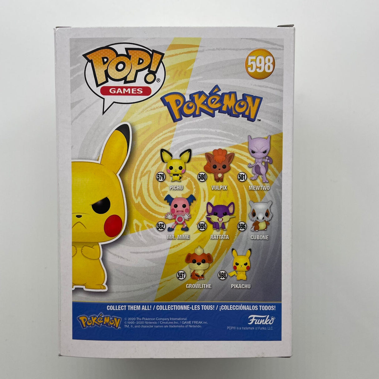 Pikachu Pokemon #598 Funko Pop Vinyl Figure