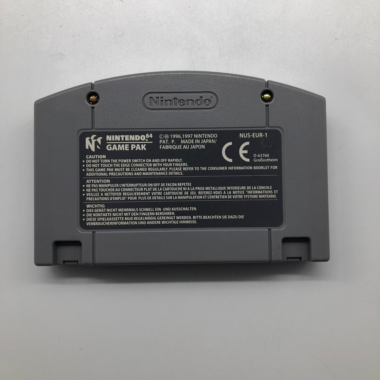 Pokemon Puzzle League Nintendo 64 N64 Game Cartridge PAL