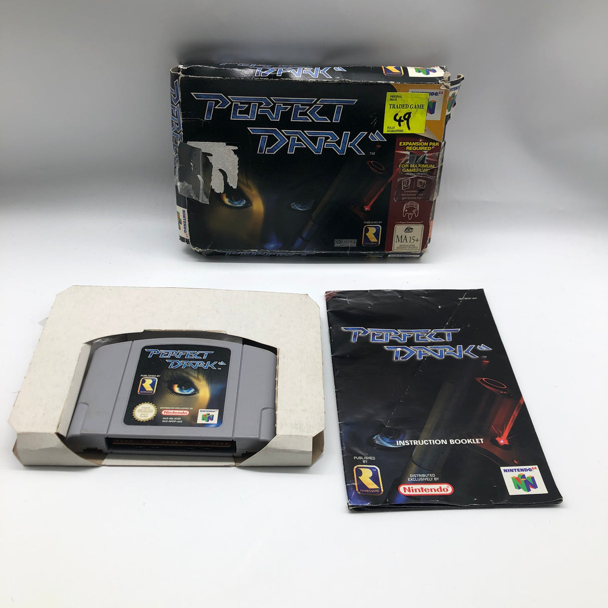 Perfect Dark Nintendo 64 N64 Game Boxed Complete PAL