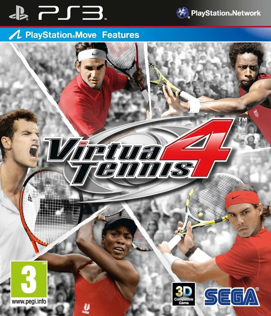 Virtua Tennis 4 Playstation 3 PS3 Game PAL