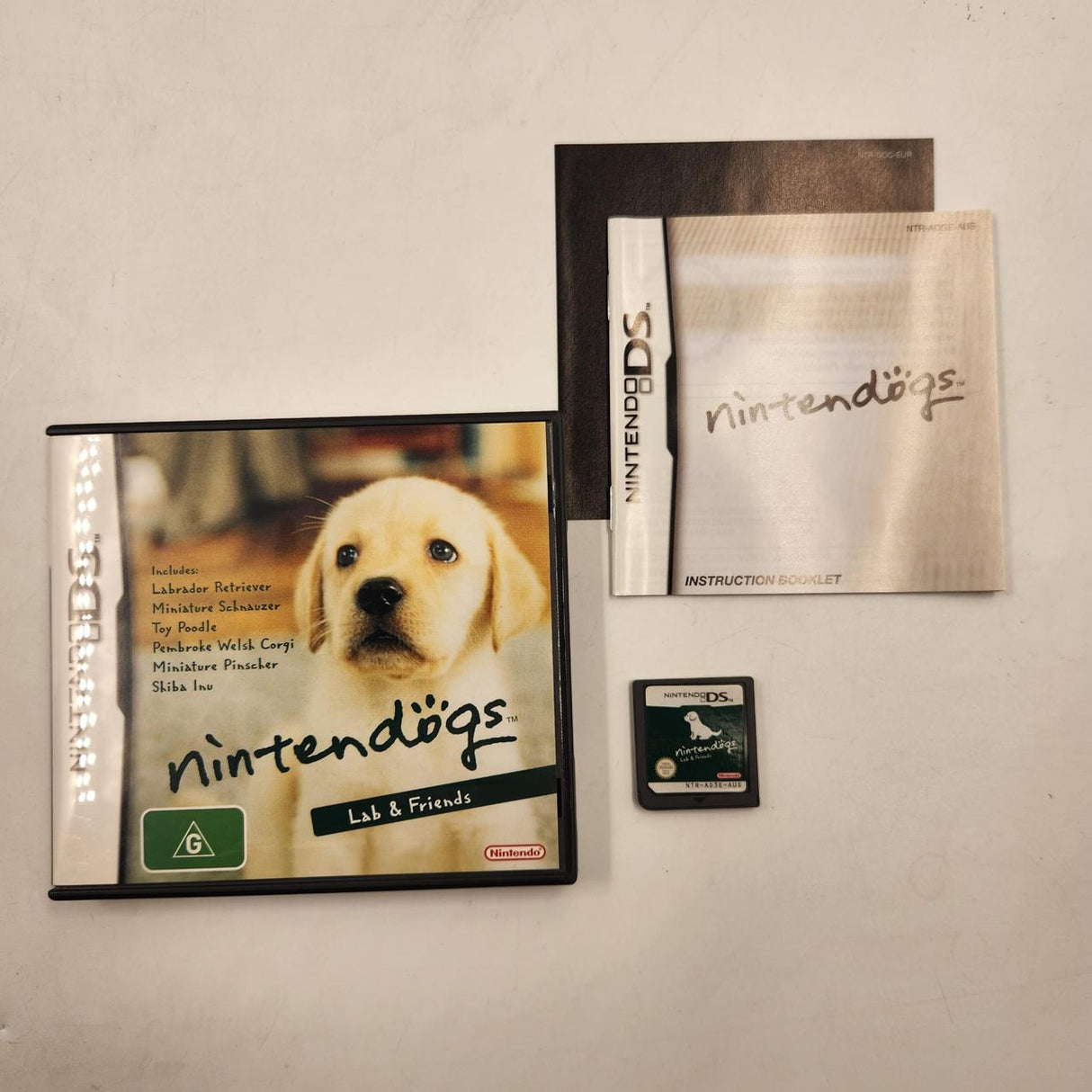 Nintendogs Lab & Friends Nintendo DS Game + Manual