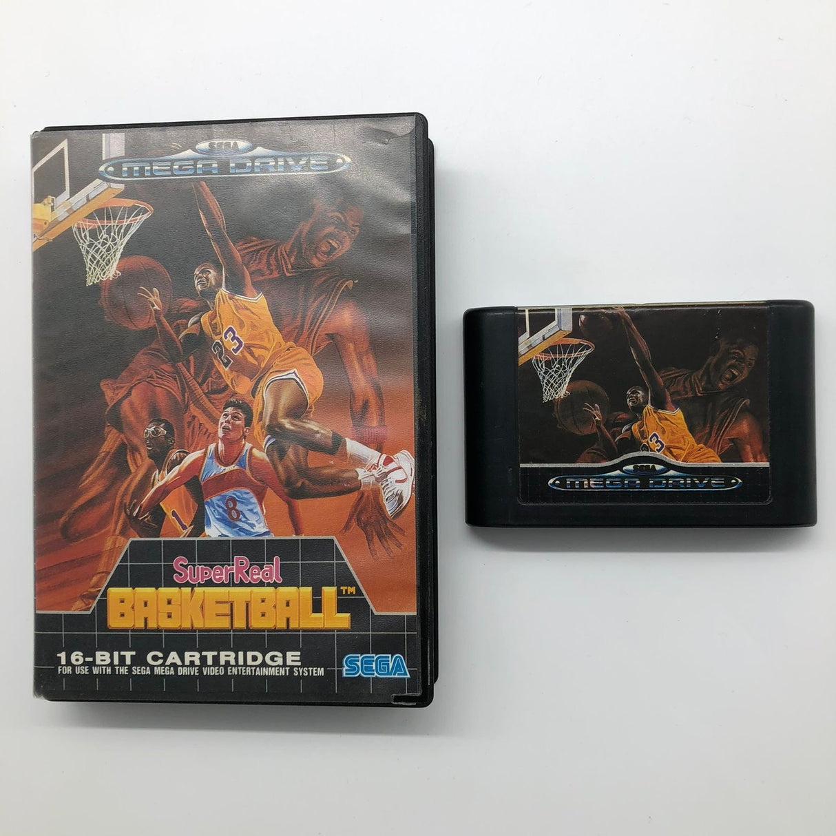Super Real Basketball Sega Mega Drive Game PAL