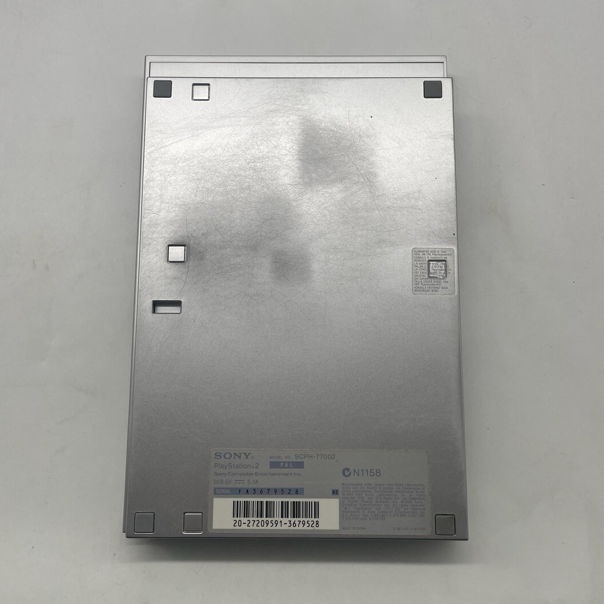 Sony PS2 PlayStation 2 Silver Slim Console with Controller Boxed PAL