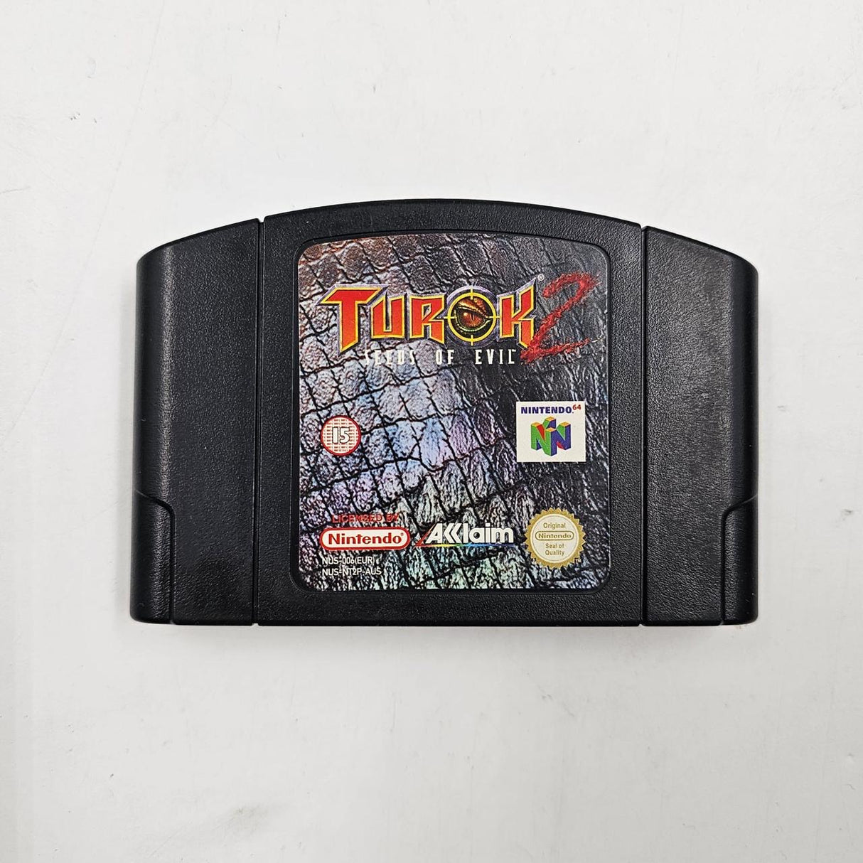 Turok 2 Seeds Of Evil Nintendo 64 N64 Game Cartridge PAL