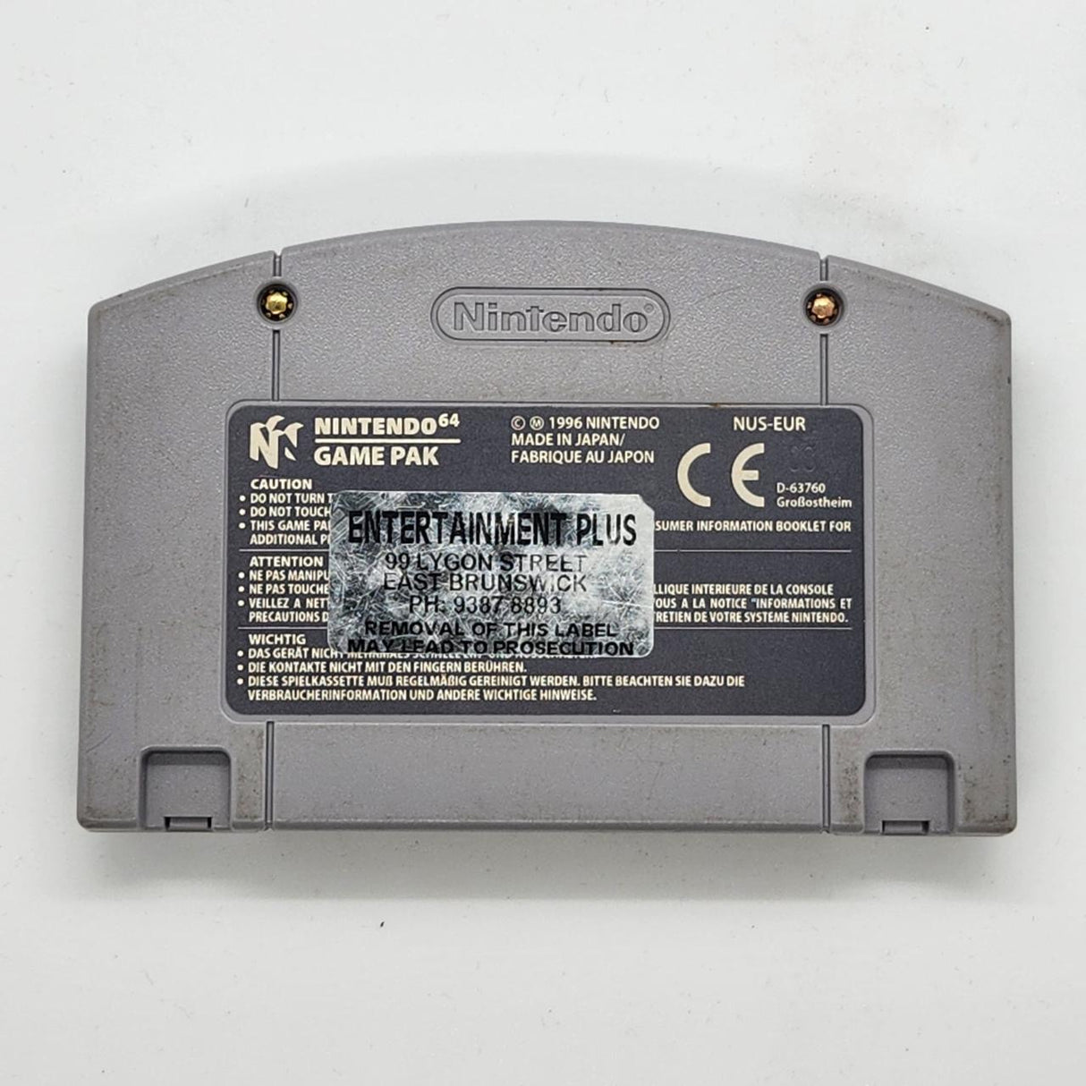 Mortal Kombat Trilogy Nintendo 64 N64 Game Cartridge PAL