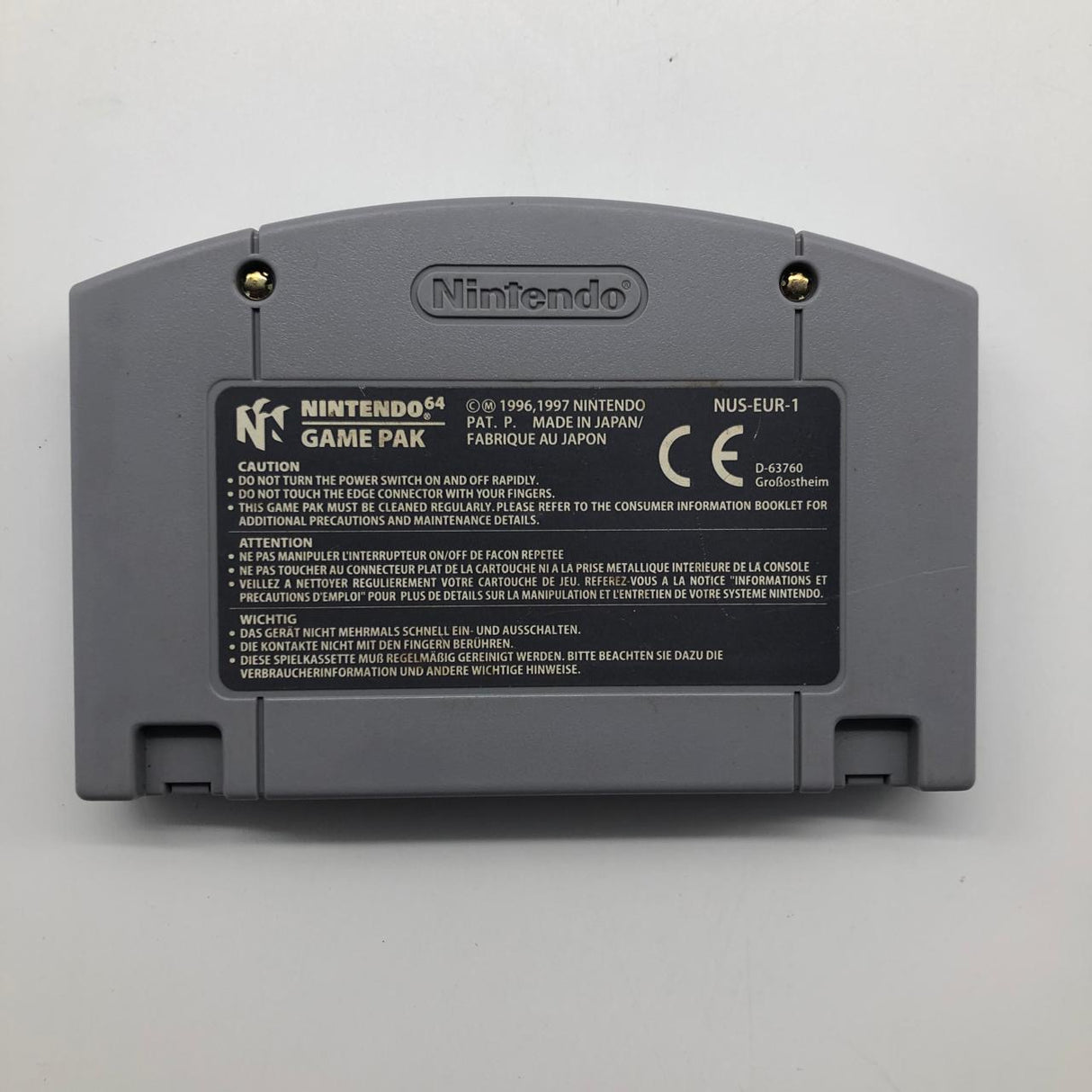 Super Mario 64 Nintendo 64 N64 Game Cartridge PAL